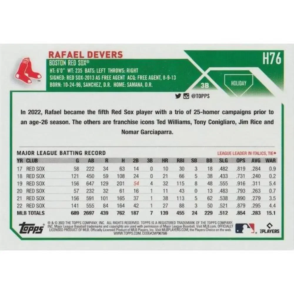 Topps 2023 holiday